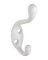 HVY DTY COAT & HAT HOOK WHITE EA