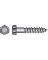 Hillman 1/4 in. S X 2-1/2 in. L Hex Zinc-Plated Steel Lag Screw 100 pk