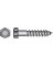 Hillman 1/2 in. S X 4 in. L Hex Zinc-Plated Steel Lag Screw 25 pk