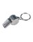 Hillman Metal/Plastic Silver Whistle Key Chain