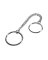 Hillman Metal Silver Belt Hooks/Pocket Chains Key Chain