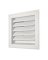 LOUVER PLSTC WHT 8X8"