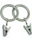 Kenney Pewter Clip Ring 5/8 in. L X 3/4 in. L