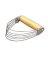 Fox Run Silver/Brown Stainless Steel Wire Pastry Blender