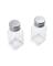 Glass/SS Salt & Pepper Shakers