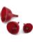 Red Plastic Funnel Set