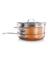 FRY PAN SET ALUMINUM 3PC