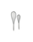 2PC Gray Silicone SS Whisk Set
