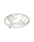ANTLER TRIVET WHITE 8"W