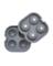 ICE TRAY SILICNE GRY 1PK