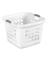 LAUNDRY BASKET WHT
