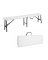 FOLDING BENCH WHITE 72"