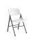 FOLD CHAIR BLK/WHT 300LB