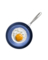Fry Pan Alum 12" Blue