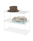 Stackable Shelf Wht 9"h