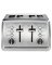 TOASTER 1550W SLV 4SLT