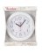 CLOCK WALL VENTURA WHT