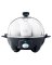 EGG COOKER PLST BLK 360W