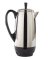 PERCOLATOR 12CUP BLK/SLV