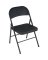 FOLDING CHAIR STEEL BLK
