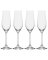 FLUTE GLASS CRYSTAL 8OZ