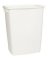 Rubbermaid 9 gal Bisque Plastic Open Top Trash Can