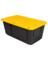 Storage Tote 40gl Blk/ylw
