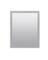 BATH MIRROR GRAY 20X25"