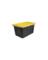 Storage Tote 2gl Blk/ylw