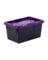 MINI TOTE 0.09G BLK/PURP