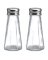 Lifetime Gemco 3 oz Clear/Silver Glass Bevelled Salt and Pepper Set 2 pk