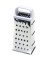 Chef Craft 3-1/2 in. W X 8 in. L Silver/White Plastic/Stainless Steel 4-Sided Pyramid Grater