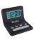 Westclox 0.8 in. Black Travel Alarm Clock Digital