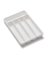 SILVERWARE TRAY WHITE
