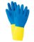 Soft Scrub Neoprene Cleaning Gloves M Blue 1 pair