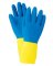 Soft Scrub Neoprene Cleaning Gloves L Blue 1 pair