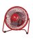 FAN HI VELOCITY 4" RED