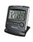 Westclox Black Travel Alarm Clock LCD
