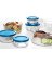 GLASS FOOD STORAGE 16PC