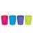 B&R Plastics Assorted Polyethylene Fluted Cups 1 each