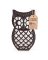 CORK HOLDER OWL BROWN