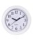 Westclox 9 in. L X 8-1/2 in. W Indoor Analog Wall Clock Plastic White