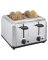 Hamilton Beach Metal Silver 4 slot Toaster 10.9 in. H X 11.2 in. W X 7.5 in. D