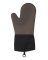 OVEN MITT SIL/COT BLK13"