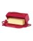 BUTTER DISH W/SPRDR RED