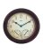 CLOCK/THRM/HYG 14" BRN