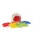 Plates Divided Square 4pk