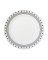PLATE BLK/WHT 10.25"