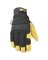 Wells Lamont Men's Saddletan Grain Winter Work Gloves Black/Yellow L 1 pair