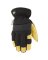 Wells Lamont Men's Saddletan Grain Winter Work Gloves Black/Yellow XL 1 pair